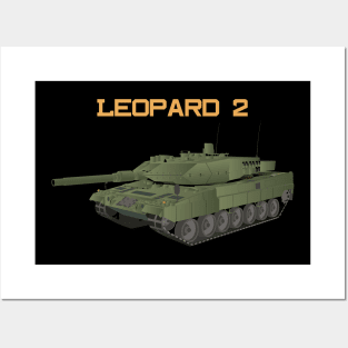 German Tank Leopard 2 Posters and Art